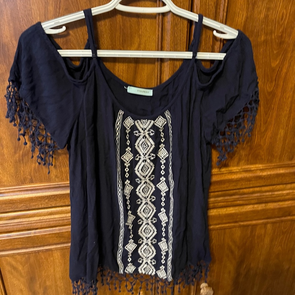 Off the shoulder tank